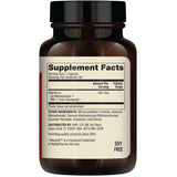 Tabla nutricional del suplemento Dr. Mercola Vitamina K2 180 mcg 90 cápsulas