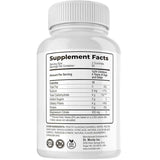Tabla nutricional del suplemento Dr. Moritz Citrato de Magnesio en Gomitas Sabor Frambuesa 60 Gomitas