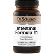 Frasco de suplemento Dr. Schulze's Intestinal Formula #1 90 Cápsulas Veganas