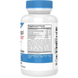 Tabla nutricional del suplemento DrFormulas Bloqueador de DHT HairOmega 90 cápsulas vegetales