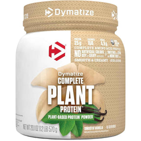Frasco de suplemento Dymatize Proteína Vegetal Vegana Vainilla 25g Proteína