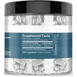 Tabla nutricional del suplemento Earthborn Elements Colágeno Marino 200 cápsulas