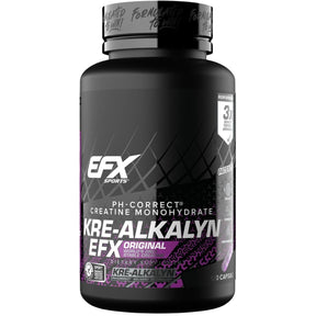 EFX Sports Kre-Alkalyn creatina monohidratada, frasco de 120 cápsulas
