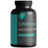 Frasco de suplemento Eleva Nutrition Monolaurina 1000 mg 240 Cápsulas