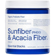 Frasco de suplemento Essential Stacks Sunfiber y Fibra de Acacia polvo 210g