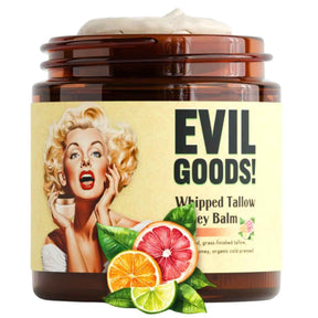Frasco de Evil Goods Bálsamo Batido de Sebo y Miel Cítrico 4 oz