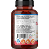 Etiqueta con información del suplemento FineLand Candifens Complejo para Flora Intestinal 60 Cápsulas