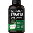 Frasco de suplemento Fitness Labs Monohidrato de Creatina Alemana (Creapure®) 5000 mg 300 Cápsulas