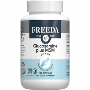 Freeda Glucosamina MSM - Cápsulas para soporte articular