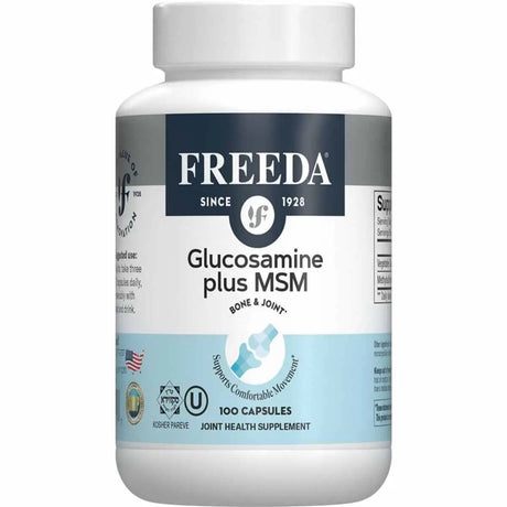 Freeda Glucosamina MSM - Cápsulas para soporte articular