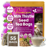 aquete de Té de Cardo Mariano FreshDrinkUS 55 bolsas de té