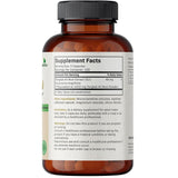 Tabla nutricional del suplemento Futurebiotics Longjack Tongkat Ali 300 cápsulas