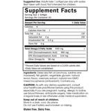 Tabla nutricional del suplemento Garden of Life Aceite de Pescado Omega-3 Prenatal 30 cápsulas blandas