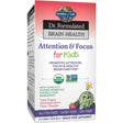 Frasco de suplemento Garden of Life Dr. Formulated Salud Cerebral Niños 60 tabletas masticables