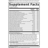 Tabla nutricional del suplemento Garden of Life Vitamin Code Raw Prenatal 30 cápsulas vegetales
