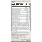 Tabla nutricional del suplemento Garden of Life Vitamin Code Raw Prenatal 90 cápsulas vegetales