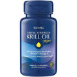 Frasco de suplemento GNC Aceite de Krill 220 mg 60 cápsulas blandas