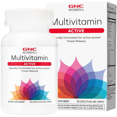 GNC Active multivitamínico para mujeres en tabletas, presentación de 90 tabletas