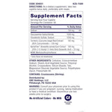 Tabla nutricional del suplemento GNC TriFlex Fast-Acting Glucosamina y Condroitina 120 cápsulas