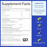 Tabla nutricional del suplemento Gundry MD MCT Wellness Sabor Sandía Limonada 234 g
