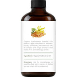 Información detallada sobre ingredientes y uso del Aceite Esencial de Incienso Orgánico Handcraft Blends 30 mL