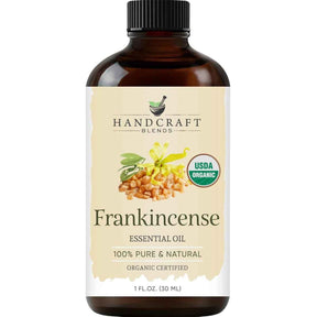 Frasco de Aceite Esencial de Incienso Orgánico Handcraft Blends 30 mL en gotas