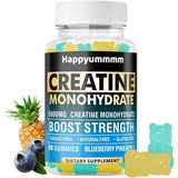 Happyummmm Monohidrato de Creatina 5000 mg - Sabor Arándano piña - 90 Gomitas - Haz Tu Pedido