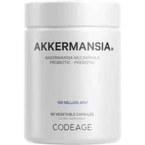 Codeage  Akkermansia Probiótico 100 Mil Millones CFU - 90 Cápsulas Vegetales - Haz Tu Pedido