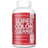 Frasco de suplemento HealthPlus Super Colon Cleanse 240 cápsulas