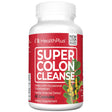 Frasco de suplemento HealthPlus Super Colon Cleanse 60 cápsulas