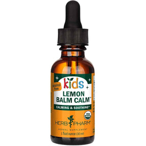 Frasco de suplemento Herb Pharm Melissa 30 ml líquido