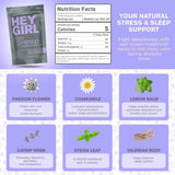 Hey Girl  te para conciliar el sueño - 45 g - 20 Servicios - Tabla Nutricional - Haz Tu Pedido.
