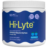 Frasco de suplemento Hi-Lyte K1000 Electrolitos frambuesa azul 50 porciones