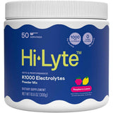 Frasco de suplemento Hi-Lyte K1000 Electrolitos frambuesa limón 50 porciones