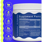 Tabla nutricional del suplemento Hi-Lyte K1000 Electrolitos naranja 50 porciones