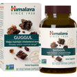 Frasco de suplemento Himalaya Guggul 60 cápsulas vegetarianas