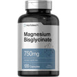 Frasco frontal de Horbäach bisglicinato de magnesio 100 mg por cápsula, 120 cápsulas