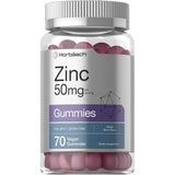Frasco de suplemento Horbäach Citrato de Zinc 50 mg 70 gomitas
