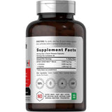 Tabla nutricional del suplemento Horbaach con mezcla de L‑citrulina y L‑arginina