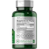 Tabla nutricional del suplemento Horbäach Cola de Caballo 800 mg 180 cápsulas