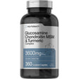 Frasco de suplemento Horbäach Complejo de Glucosamina, Condroitina, MSM y Cúrcuma 360 Tabletas Recubiertas