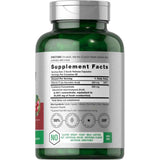 Tabla nutricional del suplemento Horbaach Concentrado de Arándano con Vitamina C 120 cápsulas