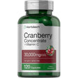 Frasco de suplemento Horbaach Concentrado de Arándano con Vitamina C 120 cápsulas