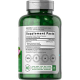 Tabla nutricional del suplemento Horbaach Extracto de Cardo Mariano 3000 mg 300 cápsulas