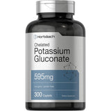 Horbäach gluconato de potasio, 99 mg de potasio por tableta, frasco de 300 tabletas