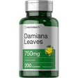 Frasco de suplemento Horbäach Hojas de Damiana 200 cápsulas