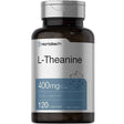 Frasco de suplemento Horbäach L-Teanina 400 mg 120 Cápsulas
