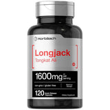 Frasco de suplemento Horbaach Longjack Tongkat Ali 120 cápsula