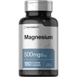 Frasco frontal de Horbäach óxido de magnesio 500 mg por porción, 180 tabletas recubiertas
