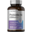 Frasco de suplemento Horbaach Probiotic-14 Berry 200 tabletas masticables